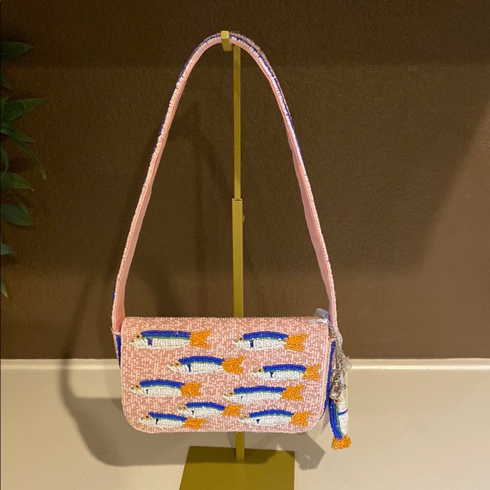 Tjmaxx Viral TikTok Beaded Bag Pink Sardine